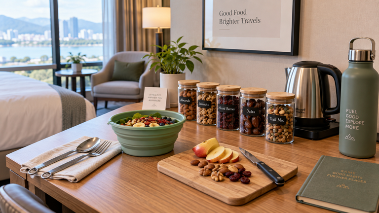 Healthy Eating on the Road: Creating Your Hotel Room Nutrition Station
